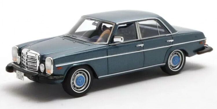 マトリックス 1/43 メルセデスベンツ 300 D W115 USバージョン 1974 ブルーメタリック 100台限定 MATRIX 1:43 Mercedes 300 D W115 US Version 1974 blue metallic Limited Edition 100 pcs