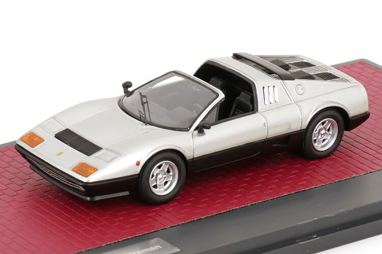 マトリックス 1/43 フェラーリ BB512 タルガ ストラマン 1978 シルバー ブラック Matrix 1:43 Ferrari BB512 Targa Straman 1978 silver black
