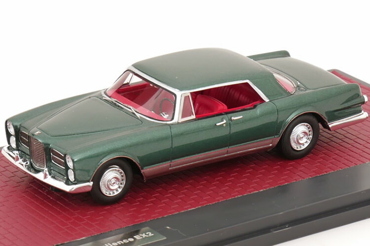 Miniature 1:43 MATRIX - Facel Vega Excellence Ex2 1964, Vert Métallisé Argent