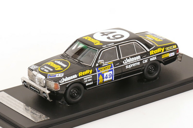 マトリックス 1/43 メルセデス 280E W123 #49 ロンドン シドニーマラソン 1977 Matrix 1:43 Mercedes 280E W123 N49 London Sydney Marathon 1977 Fowkes/o´Gorman