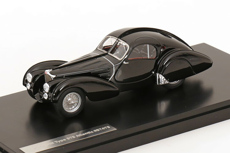 マトリックス 1/43 ブガッティ タイプ 57S アトランティック 1937 ブラック Matrix 1:43 Bugatti Type 57S Atlantic 1937 black
