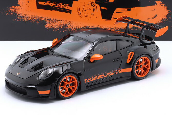 ミニチャンプス　ポルシェ918 RSR No.２２　シルバー＆オレンジ ミニチャンプス ポルシェ918 RSR No.22 シルバー＆オレンジ