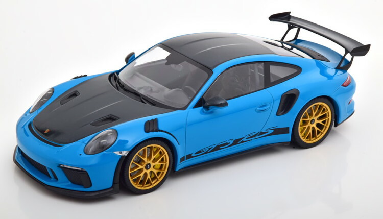 MINICHAMPS ミニチャンプス 991.1 GT3RS リビエラブルー MINICHAMPS ミニチャンプス 991.1 GT3RS リビエラブルー 1/18