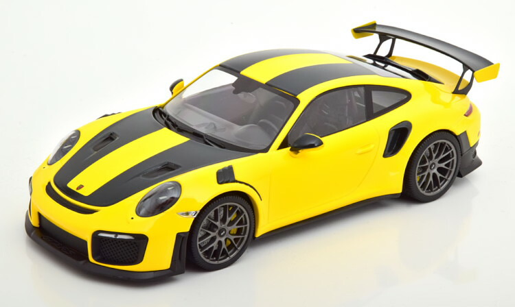 ミニチャンプス　ポルシェ 911 GT3 イエロー 1/18 ミニカー ミニチャンプス 1/18 ポルシェ 911 GT3 RS (991.2) 2019