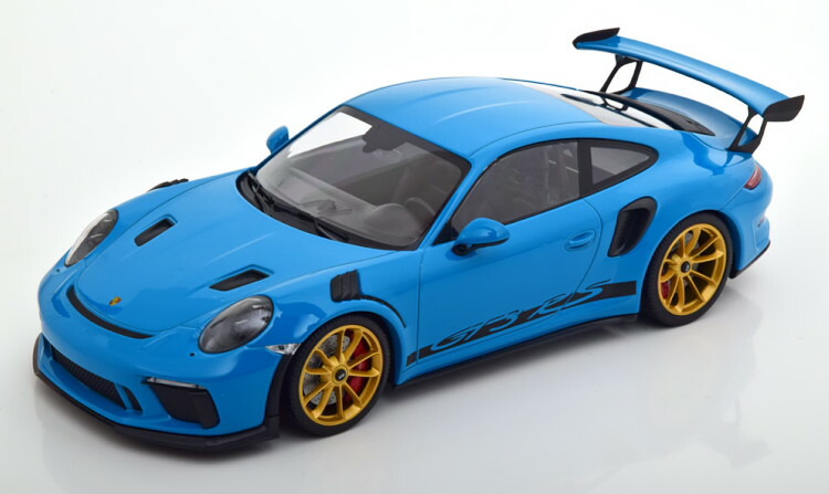 楽天市場】ミニチャンプス 1/18 ポルシェ 911 (991/2) GT3 RS ヴァイサッハ パッケージ ブラックリム 2019 ブルー カーボン  グレー 111台限定 Minichamps 1:18 Porsche 911 (991/2) GT3 RS Weissach Package with  black rims 2019 blue carbon-grey Limited Edition