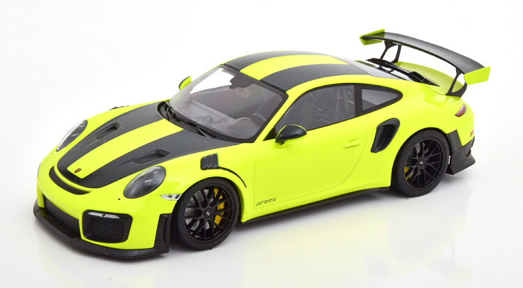 ミニチャンプス 1/18 ポルシェ 911 991/2 GT2 RS ヴァイサッハ パッケージ ブラック マグネシウム リム 2018 ライトグリーン 330台限定Minichamps 1:18 Porsche 911 (991/2) GT2 RS Weissach Package with black Magnesium rims 2018 lightgreen Limited Edition 330 pcs｜Reowide モデルカー カタログ SHOP