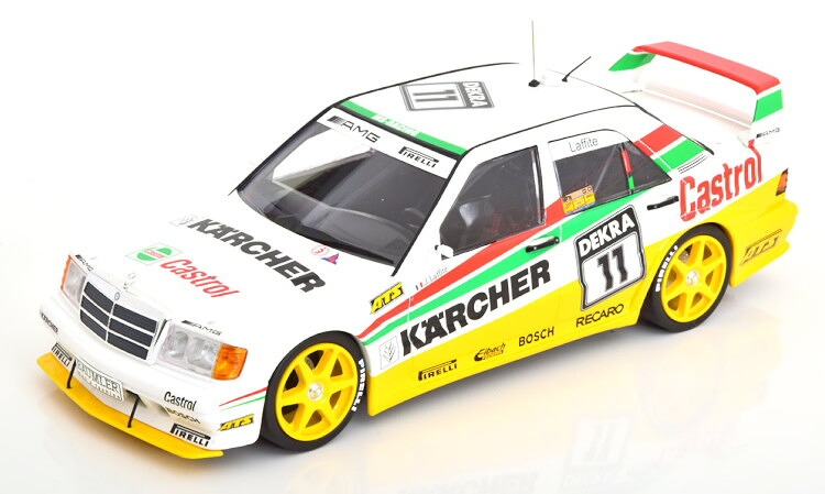 ミニチャンプス 1/18 メルセデス 190 E 2.5-16 エボ #11 DTM 1992 ラフィット 300台限定Minichamps 1:18 Mercedes 190 E 2.5-16 Evo 2 No 11 DTM 1992 Laffite Limited Edition 300 pcs｜Reowide モデルカー カタログ SHOP