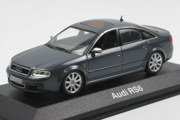 楽天市場】ミニチャンプス 1/43 アウディRS6 2002 ブルー