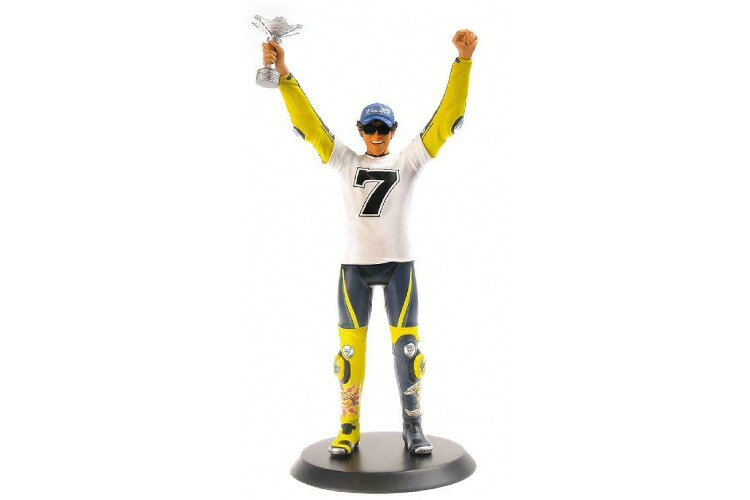 ミニチャンプス 1/6 ヤマハ YZR-M1 7 タイムズ 世界チャンピオン 2nd MotoGP セパン 2005 フィギュア バレンティーノ・ロッシ 999台限定Minichamps 1:6 Yamaha YZR-M1 7 Times World champion 2nd MotoGP Sepang 2005 figure Valentino Rossi Limitation 999 pcs.｜Reowide モデルカー カタログ SHOP