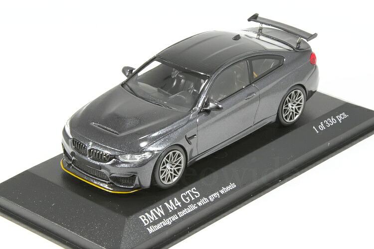 楽天市場】ミニチャンプス 1/18 BMW M4 GTS 2016 ダークグレー 402台