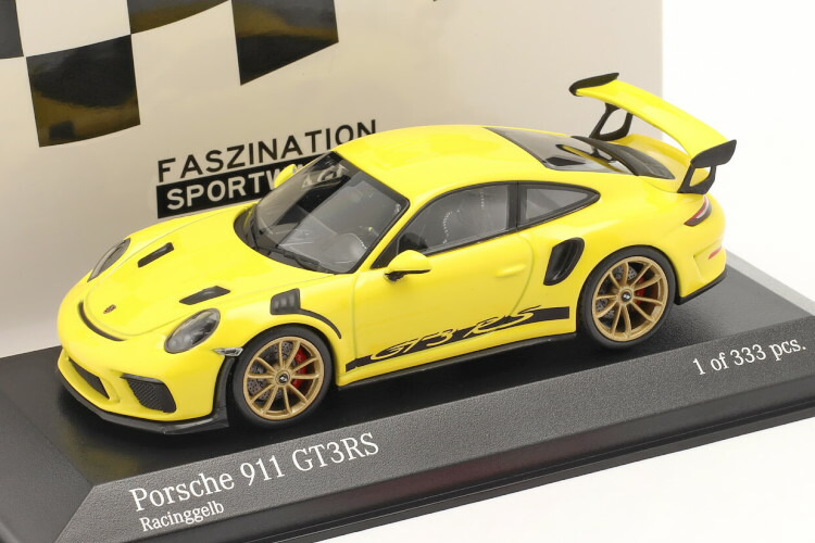 新品 1/43 ミニチャンプス ポルシェ 911 GT3 ツーリング イエロー ミニチャンプス(MINICHAMPS)|ポルシェ 911 (992) GT3 ツーリング