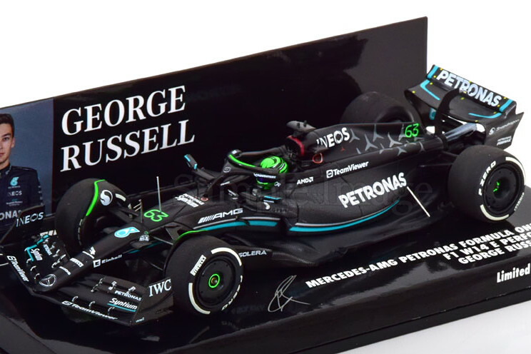 1/18 ミニチャンプス メルセデスAMG W13 G.ラッセル 楽天市場】ミニチャンプス 1/18 メルセデス AMG F1 W13 #63