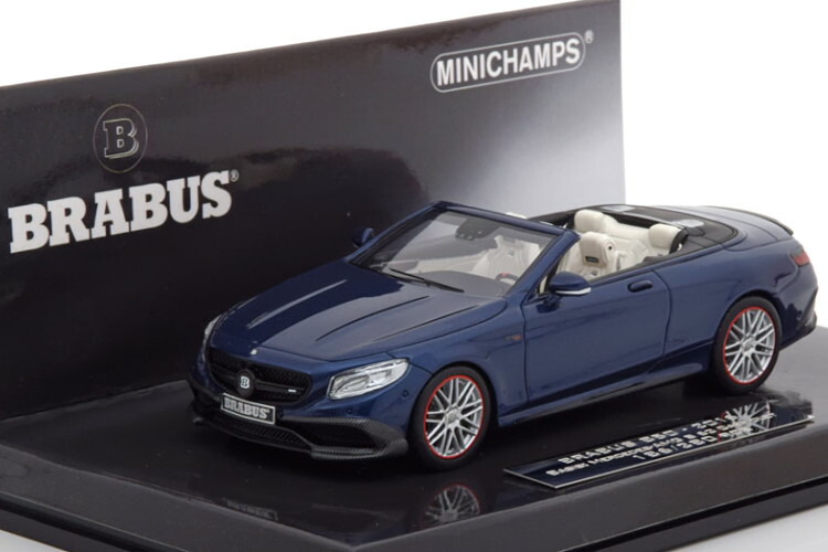1/43 ベンツ　S63 AMG ブラバス850　W222 ミニカー　ブラック 楽天市場】ミニチャンプス 1/43 ブラバス 850 メルセデスベンツ