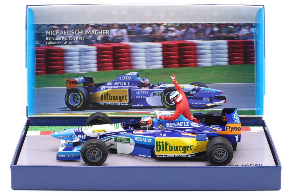 楽天市場】ミニチャンプス 1/18 ベネトン B195 #1 優勝 パシフィックGP