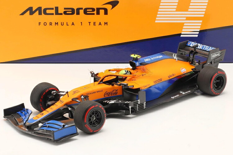 ミニチャンプス 1/18 マクラーレン MCL35M #4 第4回 バーレーンGP フォーミュラ１ 2021 ランド・ノリス 150台限定 Minichamps 1:18 McLaren MCL35M #4 4th Bahrain GP formula 1 2021 Lando Norris Limitation 150 pcs.