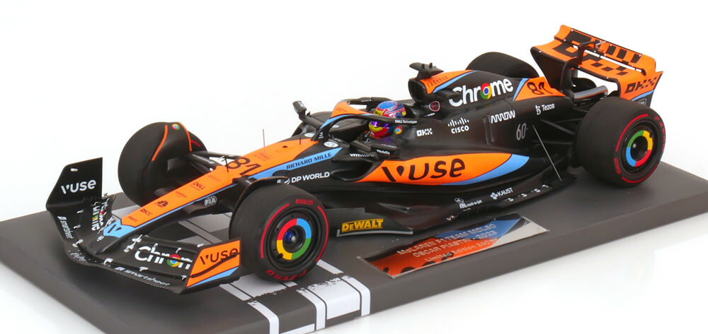 ミニカー　1/18 マクラーレン F1 チーム MCL60 オスカー・ピアストリ モナコGP2023 「MINICHAMPS」 [537232581] 楽天市場】ミニチャンプス 1/18 マクラーレン F1 チーム MCL60