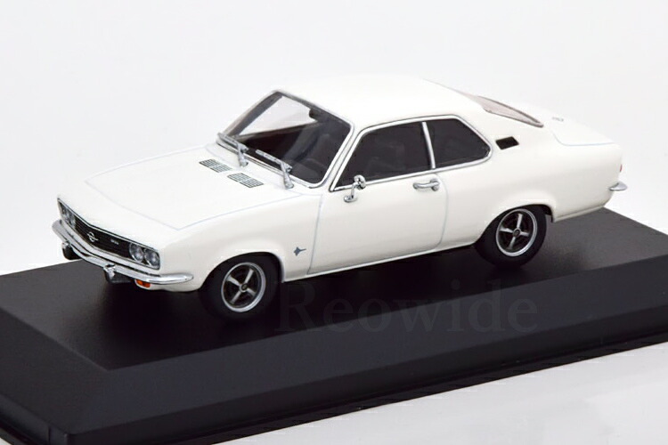 ミニチャンプス 1/43 オペル・マンタ A 1970 ホワイト マキシチャンプスコレクションMinichamps 1:43 Opel Manta A 1970 white Maxichamps Collection|Reowide モデルカー カタログ SHOP