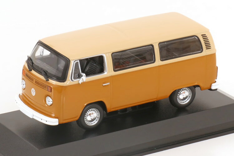 ミニチャンプス 1/43 フォルクスワーゲン T2 バス 1972 ブラウン/クリーム マキシチャンプス コレクションMinichamps 1:43 VW T2 Bus 1972 brown creme Maxichamps Collection|Reowide モデルカー カタログ SHOP