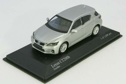 ミニチャンプス 1/43 レクサス CT200h 2011 しろがね色 1008台制限事項