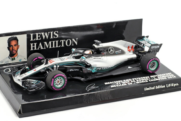ミニチャンプス 1/43 メルセデス AMG W09 ハミルトン ベンツ特注品 ミニチャンプス 413181944 1/43 メルセデス AMG W09 #44