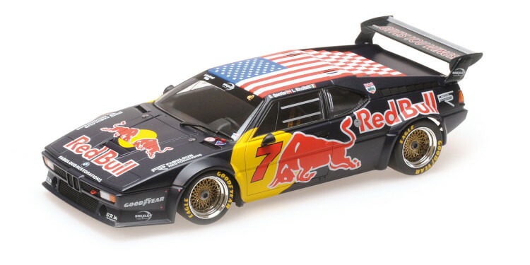 ミニチャンプス 1/18 BMW M1 赤いことブル野球クラブ Gr.4 N 7 成功者 24第四次元デイトナ古典派音楽 2017 D.クエスター/L.RICCITELLI 青み/赤いこと/黄色 MINICHAMPS 1:18 BMW M1 TEAM RED BULL Gr.4 N 7 WINNER 24h DAYTONA CLASSIC 2017 D.QUESTER - L.RICCITELLI BLUE RED YELLOW