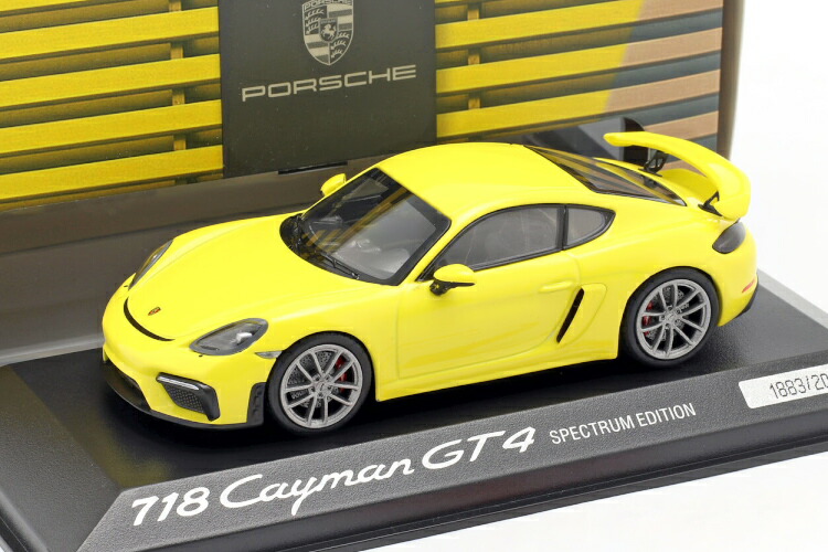 楽天市場】ミニチャンプス 1/43 ポルシェ 718 ケイマン GT4 RS