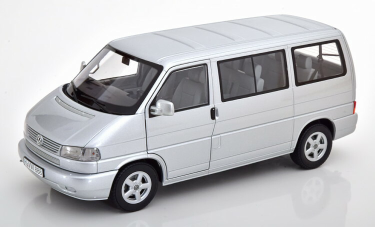 シュコー 1/18 フォルクスワーゲン T4b カラベル しろがね色 1000台押さえる Schuco 1:18 VW T4b Caravelle silver Limited Edition 1000 pcs