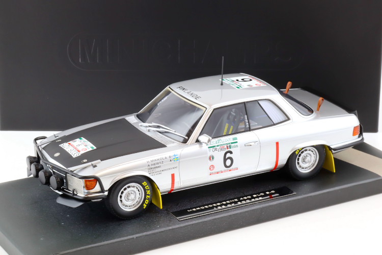 ミニチャンプス 1/18 メルセデス 450 SLC 5.0 優勝 Mikkola / Hertz #6 ラリー・バンダマ（コートジボワール）1979 Minichamps 1:18 Mercedes 450 SLC 5.0 Winner Mikkola / Hertz #6 Rally Bandama 1979