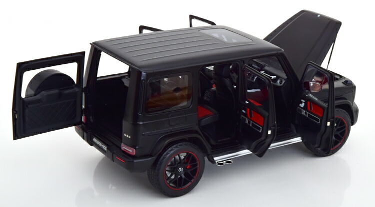 ミニチャンプス1/18メルセデスAMGG63ファーストエディション2018ブラック開閉Minichamps1:18MercedesAMGG63FirstEdition2018flatblack