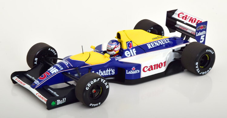 ミニチャンプス　FW15C アランプロスト 予約] スパーク 1/43 ウィリアムズ FW15C No.2 ウィナー 1993