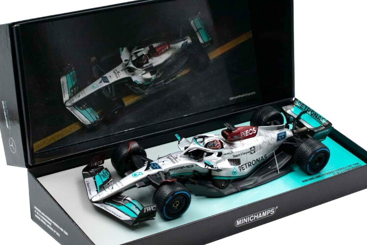 楽天市場】ミニチャンプス 1/18 メルセデス AMG F1 W13 #63