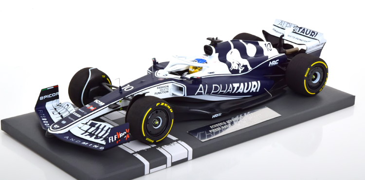 限定品1/18ミニチャンプス　アルファタウリAT01 ガスリー　イタリアGP優勝 楽天市場】ミニチャンプス 1/18 アルファ タウリ ホンダ AT01