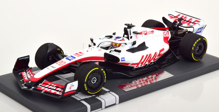 ミニチャンプス 1/18 ハース VF-22 イギリスグランプリ 2022 マグヌッセン 204台限定 Minichamps 1:18 Haas VF-22 GP Great Britain 2022 Magnussen Limited Edition 204 pcs