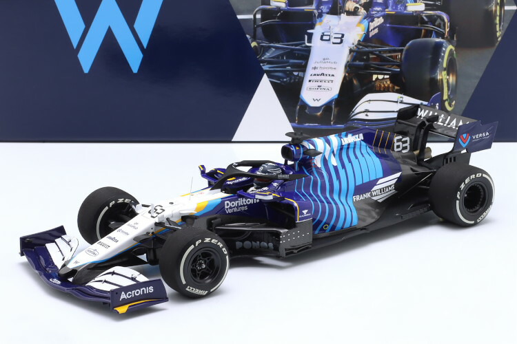 楽天市場】ミニチャンプス 1/43 ウィリアムズ FW43 2020 ホワイト