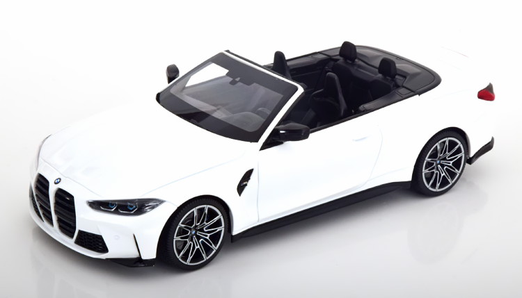 ミニチャンプス 1/18 BMW M4 G83 オープンカー 2021 白いこと 402台押さえる Minichamps 1:18 BMW M4 G83 Convertible 2021 white Limited Edition 402 pcs