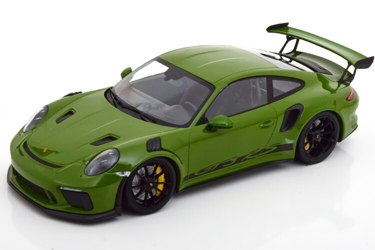 ミニチャンプス 1/18 ポルシェ 911 991-2 GT3 RS クーペ ヴァイザッハパッケージ 2019 緑であること/黒いこと車輪Minichamps 1:18 Porsche 911 991-2 GT3 RS COUPE WEISSACH PACKAGE 2019 GREEN BLACK WHEELS