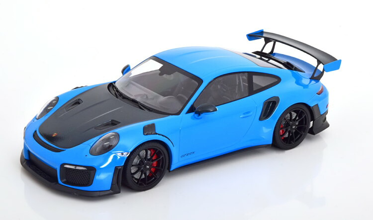 ミニチャンプス 1/18 ポルシェ 911 991-2 GT2 RS クーペ 2018 ブルー ブラックMinichamps 1:18 Porsche 911 991-2 GT2 RS COUPE 2018 BLUE BLACK｜Reowide モデルカー カタログ SHOP