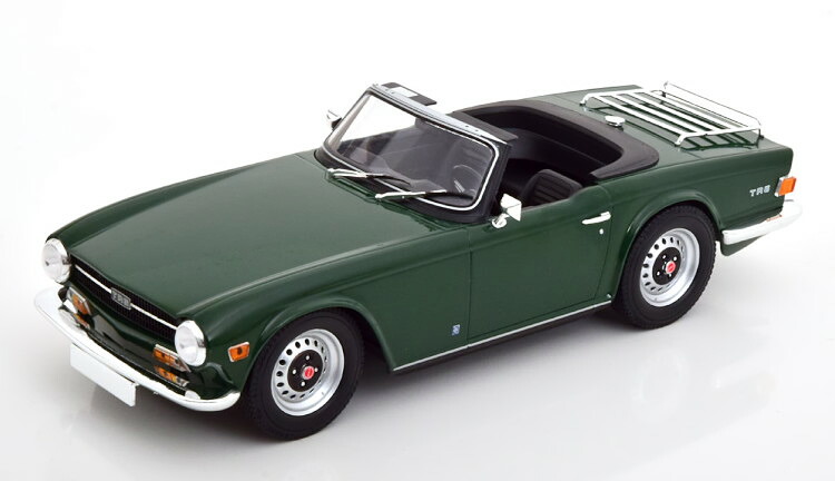ミニチャンプス 1/18 TRIUMPH TR6 蜘蛛 LHD 1969 緑であることMinichamps 1:18 TRIUMPH TR6 SPIDER LHD 1969 GREEN