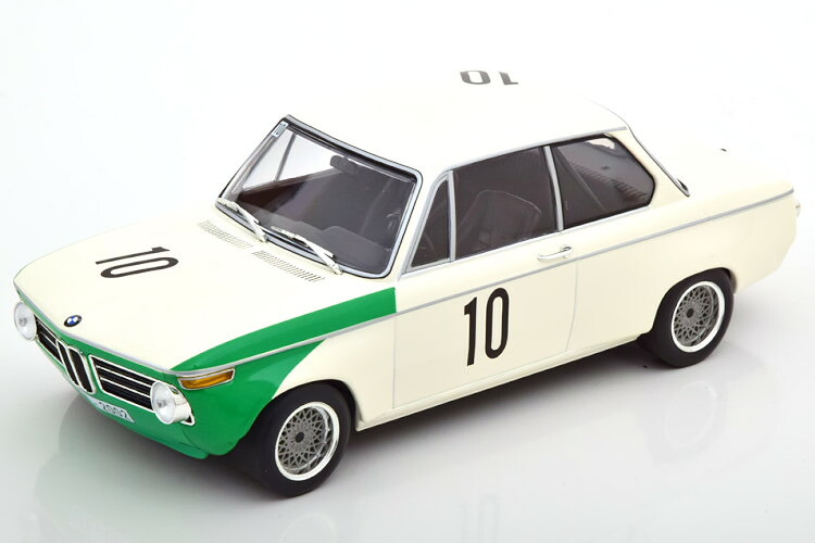 ミニチャンプス 1/18 BMW 2002 tiK 勝ちえる トゥーレンヴァーゲンGP ニュルブルクリンク 1968 ハーネ 300台押さえるMinichamps 1:18 BMW 2002 tiK Winner Tourenwagen GP Nuerburgring 1968 Hahne/Quester Limited Edition 300 pcs
