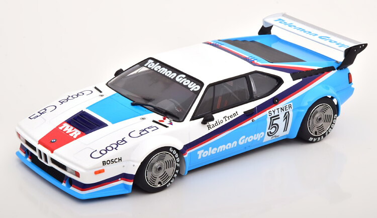 ミニチャンプス 1/18 BMW M1 E26 #51 プロカー シリーズ 1979 300台限定Minichamps 1:18 BMW M1 E26 No 51 Procar Series 1979 Sytner Limited Edition 300 pcs｜Reowide モデルカー カタログ SHOP