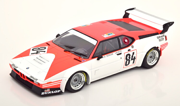 ミニチャンプス 1/18 BMW M1 #84 24時間ル・マン 1980 300台限定 デカール付きMinichamps 1:18 BMW M1 No 84 24h Le Mans 1980 Marlboro Stuck/B?rger/Lacaud Limited Edition 300 pcs with Decals｜Reowide モデルカー カタログ SHOP