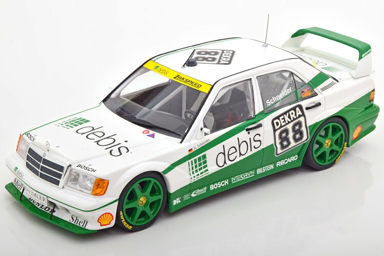 ミニチャンプス 1/18 メルセデス 190E 2.5-16 #88 DTM 1991 シュナイダー 300台限定Minichamps 1:18 Mercedes 190E 2.5-16 No.88, DTM 1991 Schneider Limited Edition 300 pcs.｜Reowide モデルカー カタログ SHOP