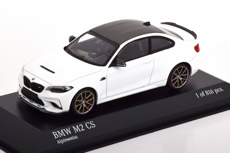 ミニチャンプス 1/18 BMW M2 CS クーペ G42 2020 ホワイト 1/18 BMW M2 CS Coupe G42 (White) 2020 Diecast Model Car by