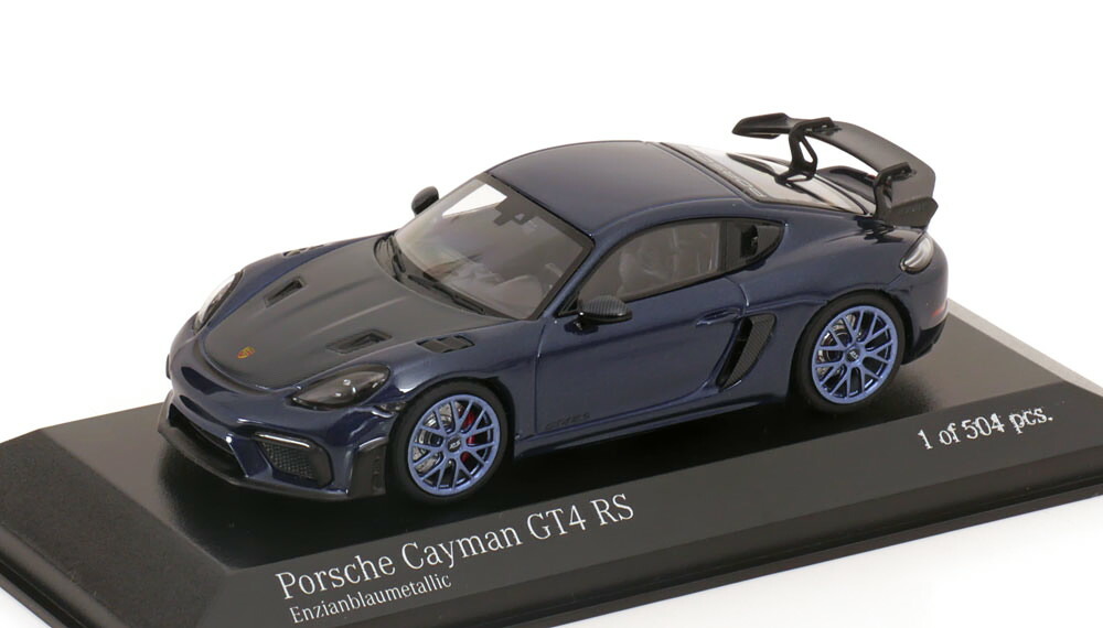ポルシェ 特注 シュコー 1/43 ケイマン GT4 シュコー】 1/43 ポルシェ ケイマンGT4 シルバー