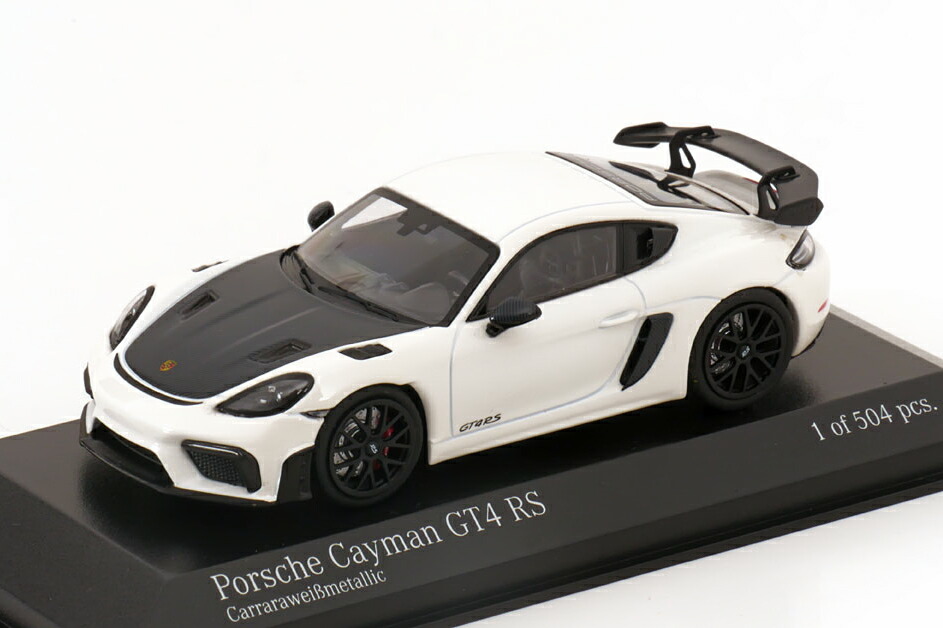 楽天市場】ミニチャンプス 1/43 ポルシェ 718 ケイマン GT4 RS