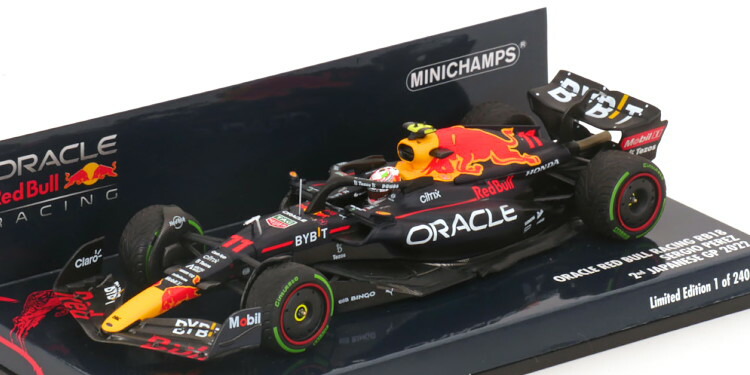 楽天市場】ミニチャンプス 1/43 レッドブル RB18 優勝 モナコGP 2022