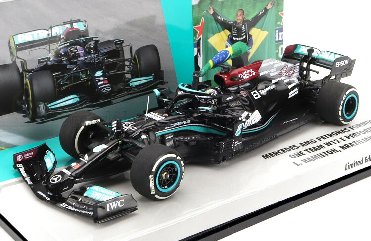 ミニチャンプス 1/43 メルセデス AMG F1 W12 #44 優勝 ブラジルグランプリ フォーミュラ1 ハミルトン 300台限定Minichamps 1:43 Mercedes-AMG F1 W12 #44 winner Brazil GP formula 1 L. Hamilton Limitation 300 pcs.｜Reowide モデルカー カタログ SHOP 18,600円