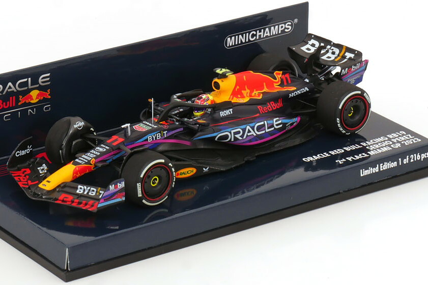 ミニチャンプス 1/43 レッドブル RB19 マイアミグランプリ USA 2023 ペレス 216台限定 Minichamps 1:43 Red Bull RB19 GP Miami USA 2023 Perez Limited Edition 216 pcs