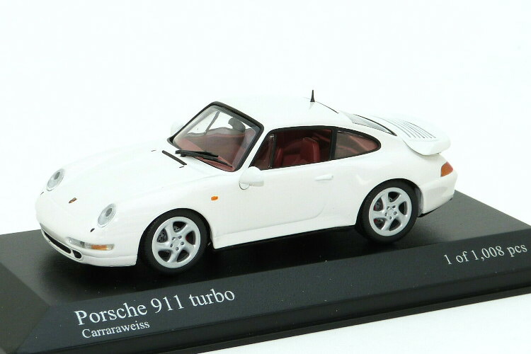 ミニチャンプス 1/43 ポルシェ 911 ターボ 993 1995 ホワイトMinichamps 1:43 Porsche 911 Turbo 993 1995 white｜Reowide モデルカー カタログ SHOP