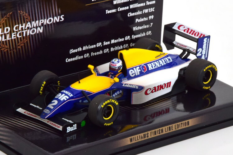 楽天市場】ミニチャンプス 1/43 TAG ウィリアムズ チーム FW08